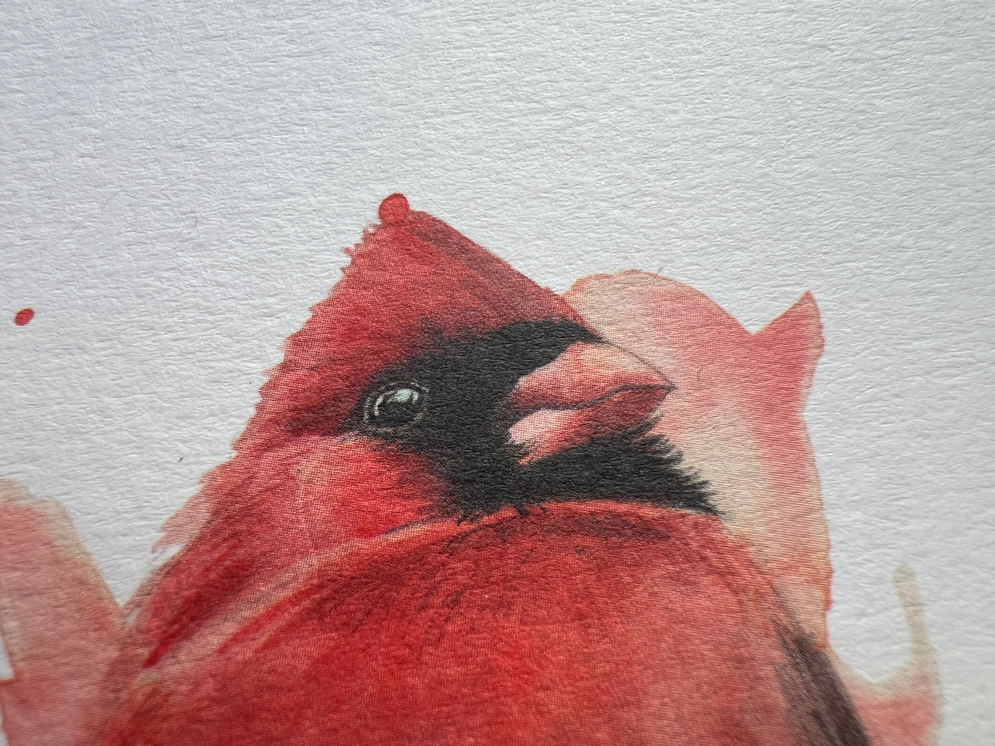 A close up showing the details