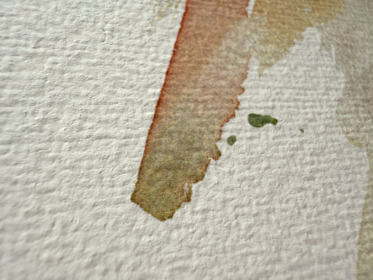 An expressive watercolour print of a fox