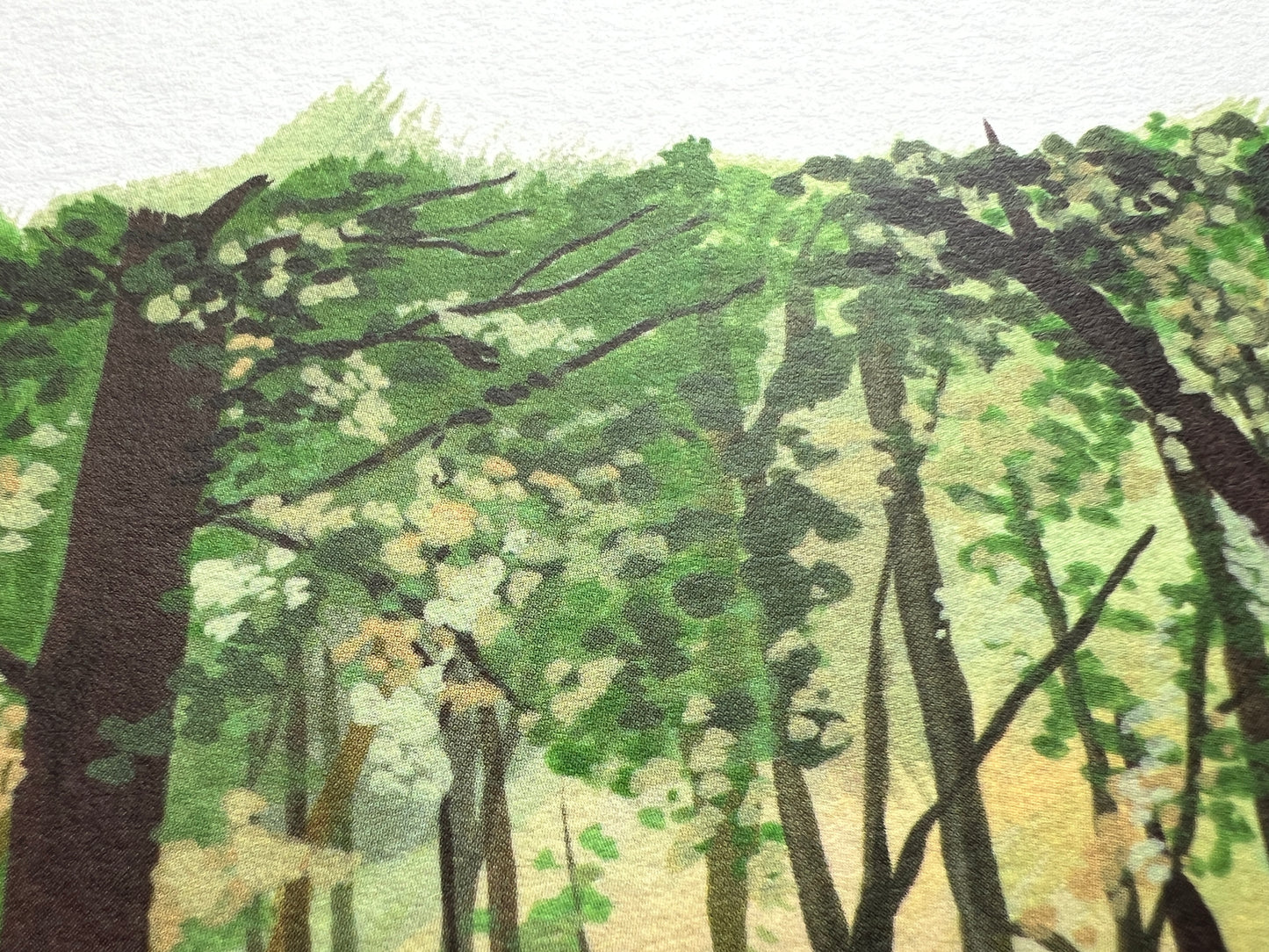 A close up showing the details
